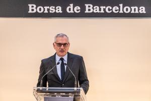 Marc Puig, presidente de Puig Brands en la Bolsa de Barcelona.