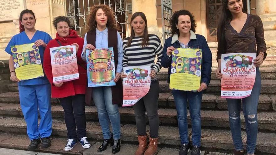 Presentación de los Carnavales de Cangas de Onís, ayer.