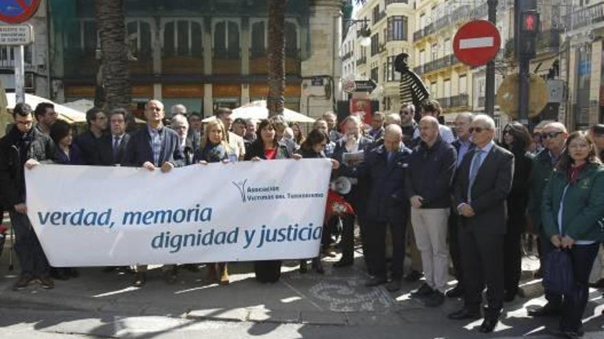 València recuerda a las víctimas del terrorismo