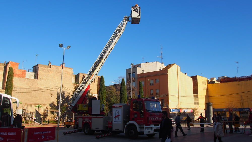 «Els Bombers t''acompanyen a donar sang» a Figueres