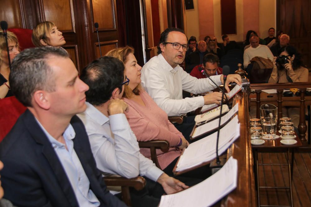 Pleno sobre la gestión del temporal en Alcoy