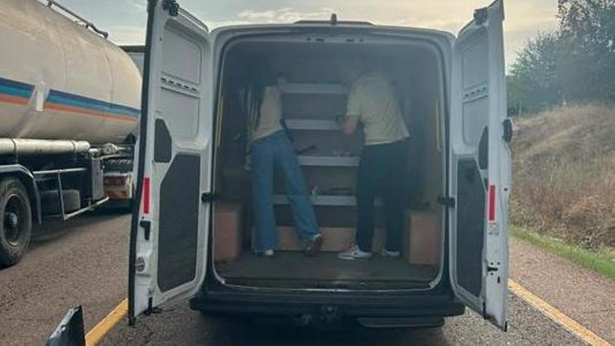 Incautado en Badajoz un alijo de 827 kilos de cocaína ocultos en una furgoneta