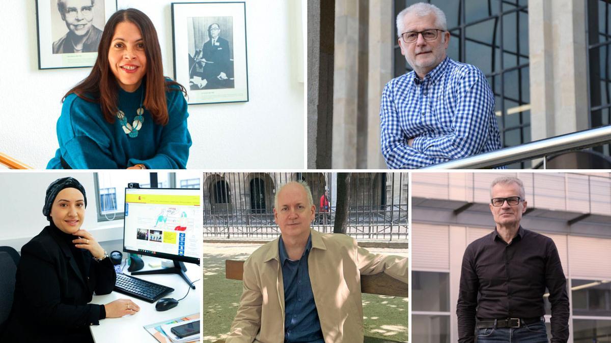 Docentes extranjeros presentes en la educación universitaria de Galicia.