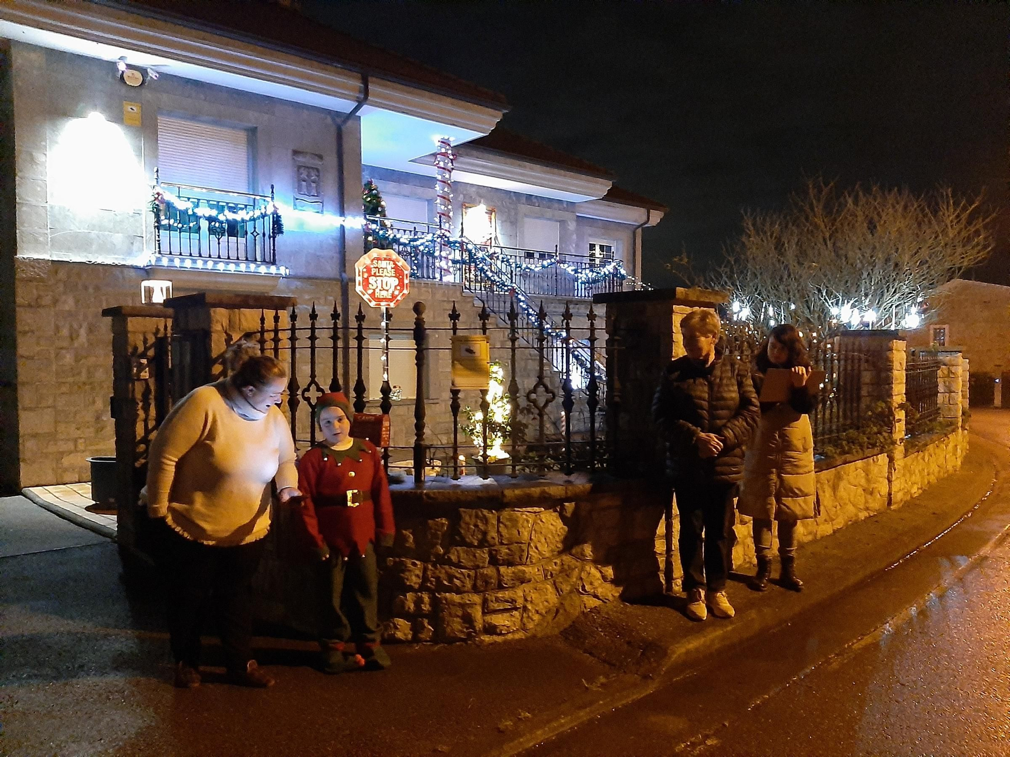Así brilla Ables en Navidad: la decoración de sus casas, en imágenes