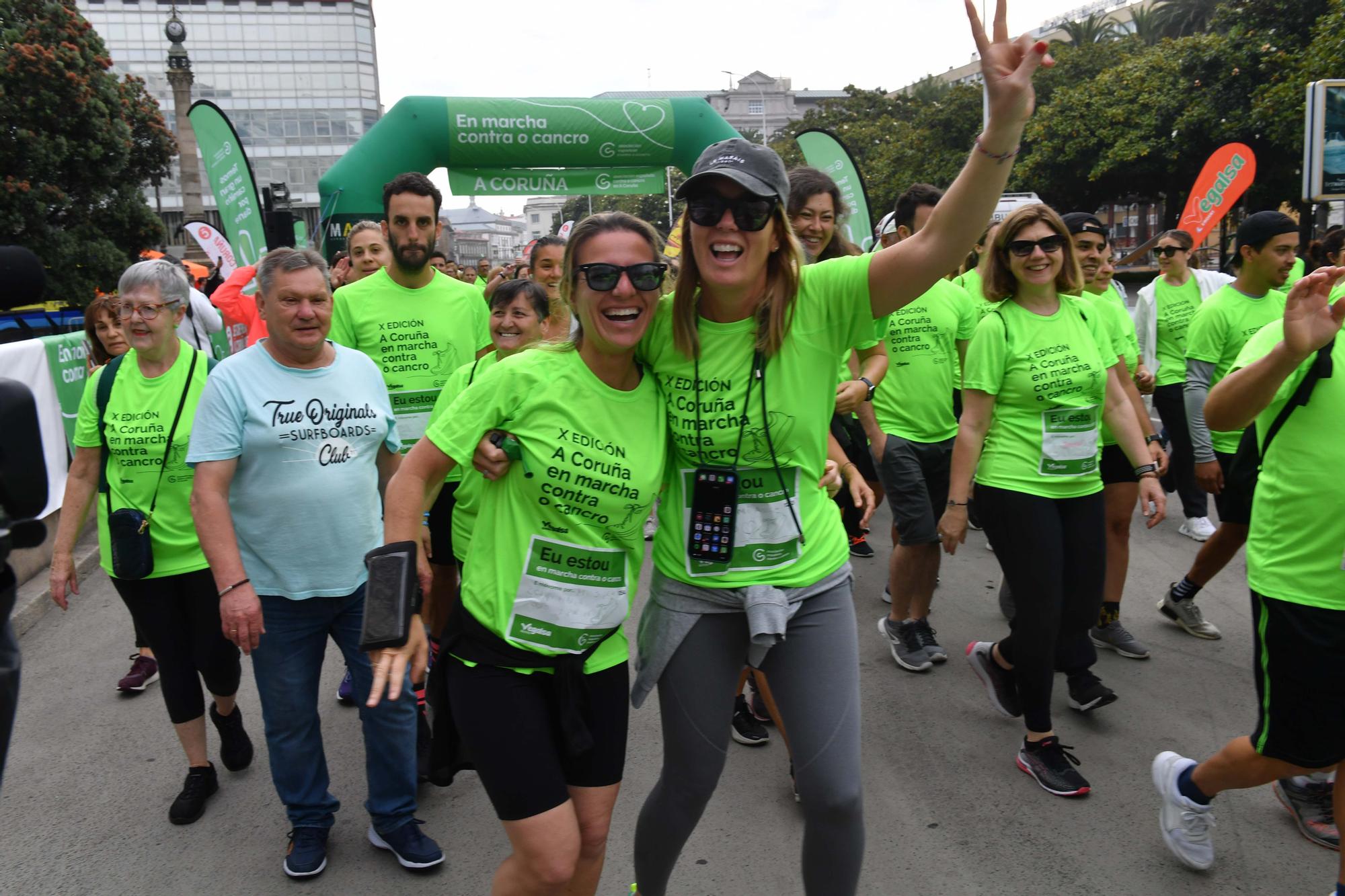 Más de 2.400 participantes en la Andaina Solidaria Contra o Cancro en A Coruña