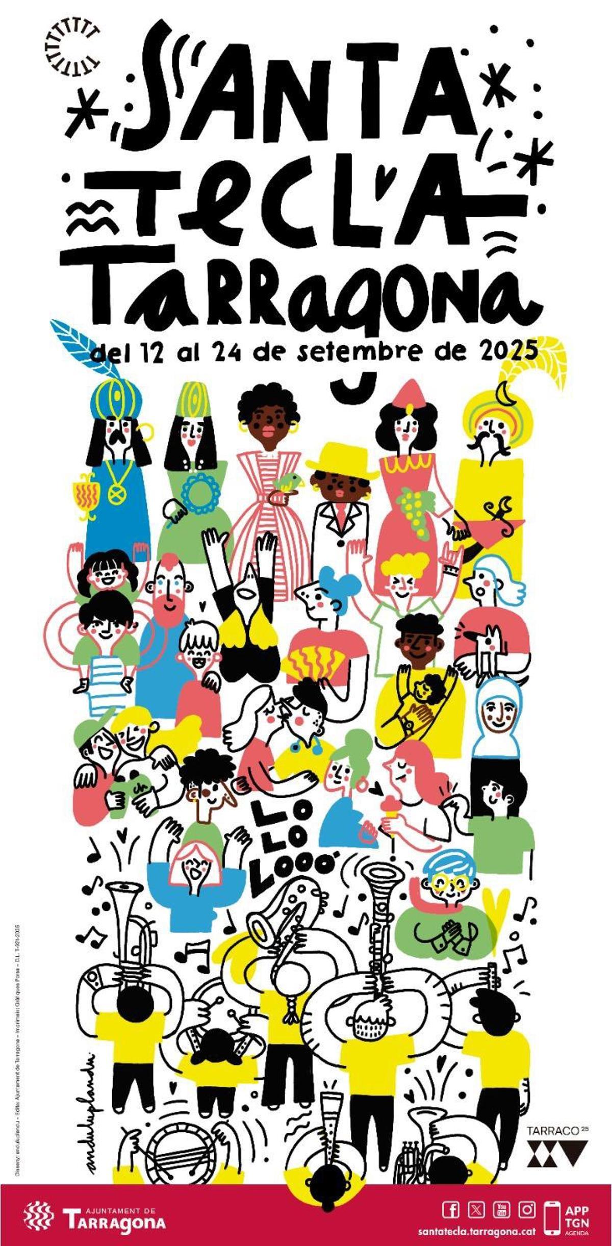 Cartell de Santa Tecla 2025