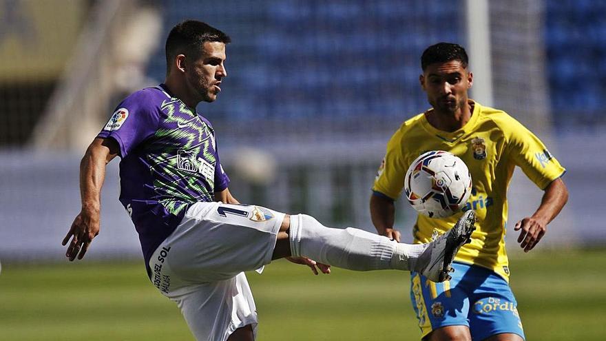 Jairo Samperio, durante el encuentro del sábado en Gran Canaria