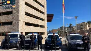 La Policía Nacional de Ibiza refuerza su flota con cuatro nuevos vehículos patrulla