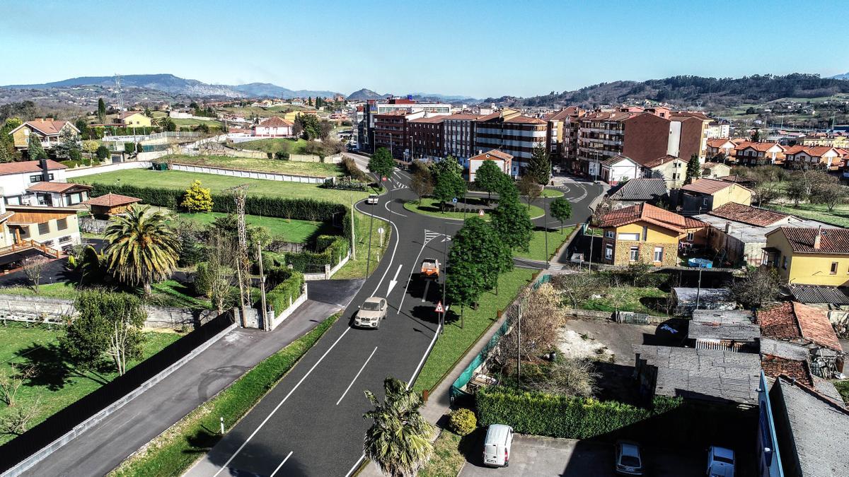 Infografía del proyecto para los accesos de la zona oeste de El Berrón