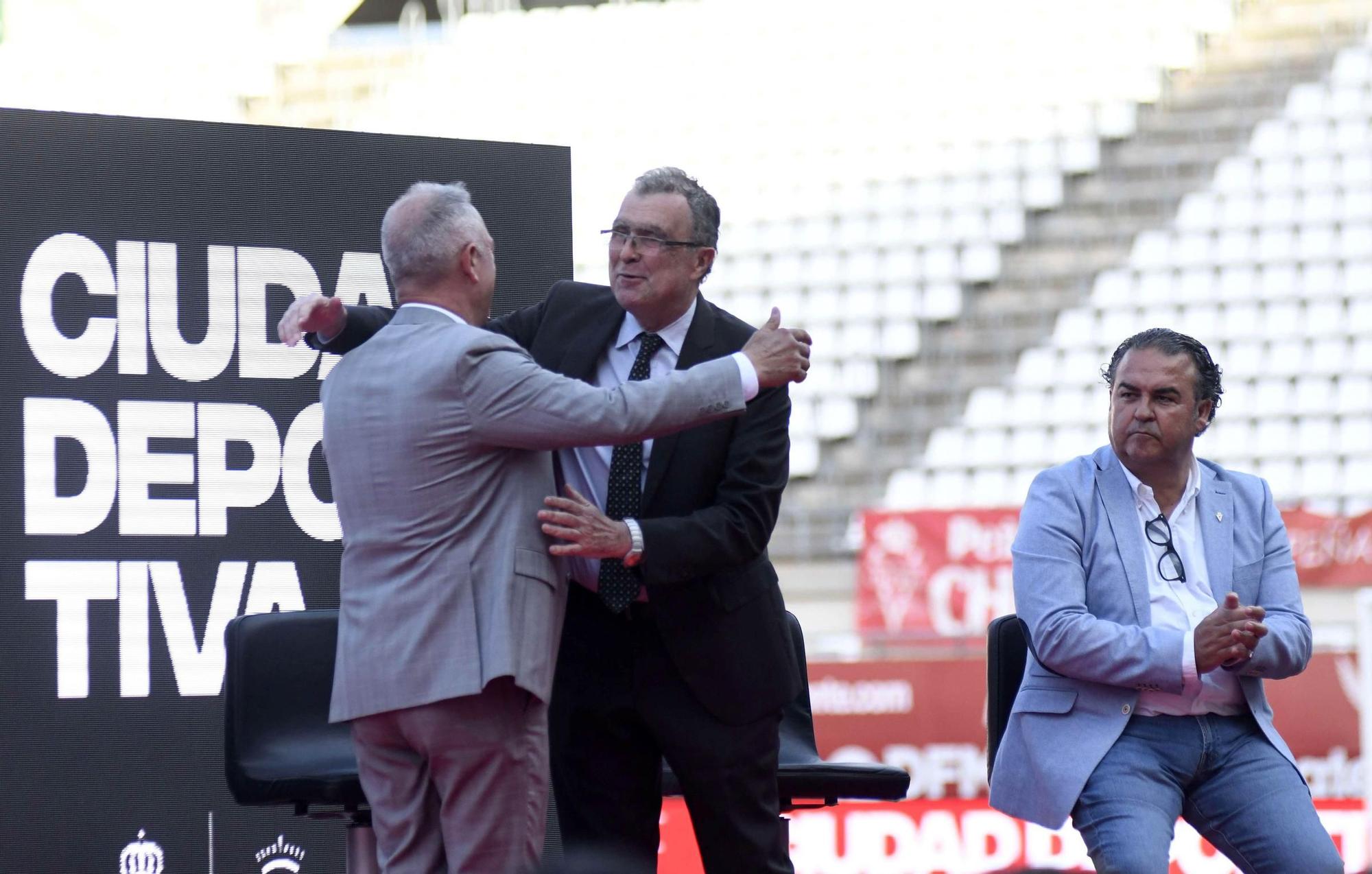 La presentación de la Ciudad Deportiva del Real Murcia, en imágenes