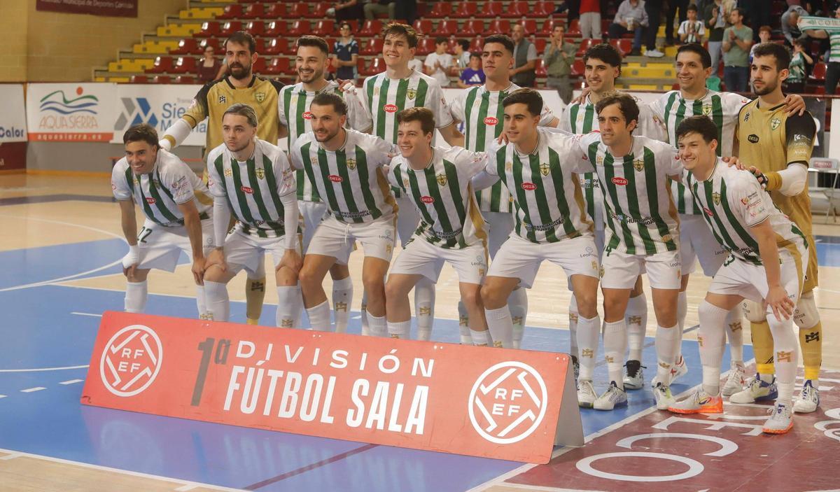 Una formación del Córdoba Futsal en la presente temporada.