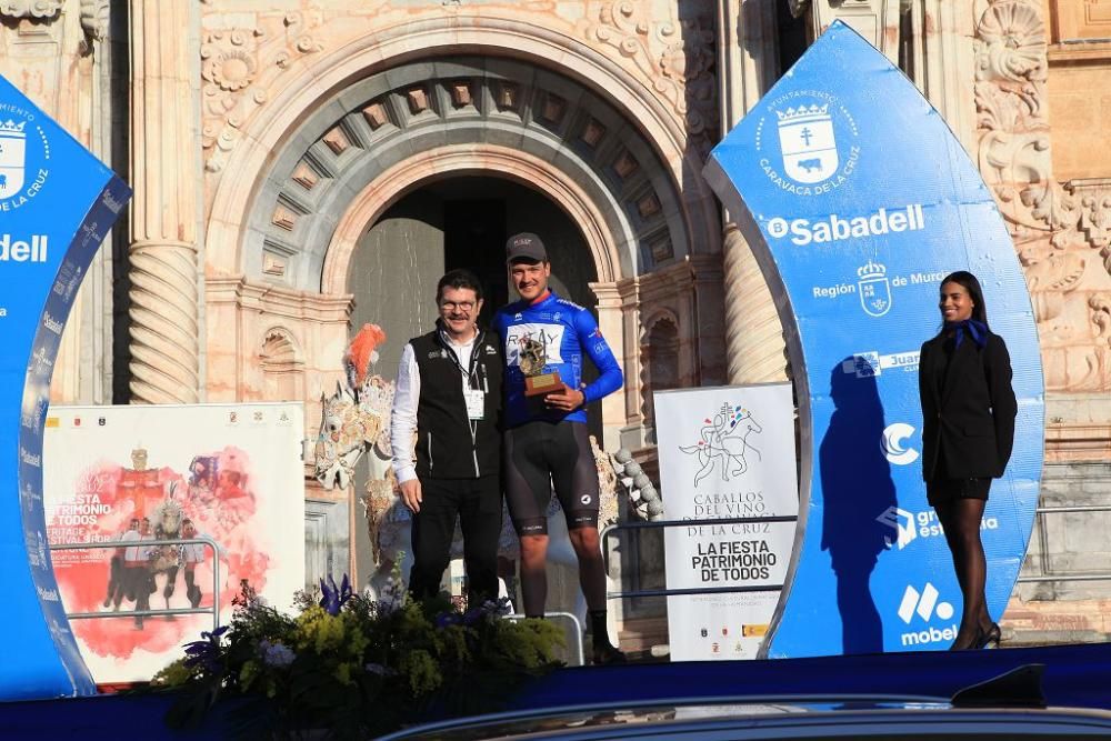 Primera etapa de la Vuelta Ciclista Murcia 2020: Llegada a Caravaca