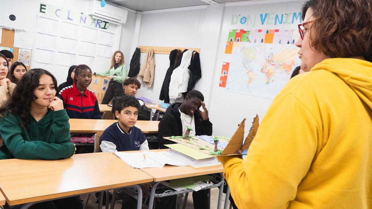 Aula d'Acollida Intensiva de l'institut de Cal Gravat