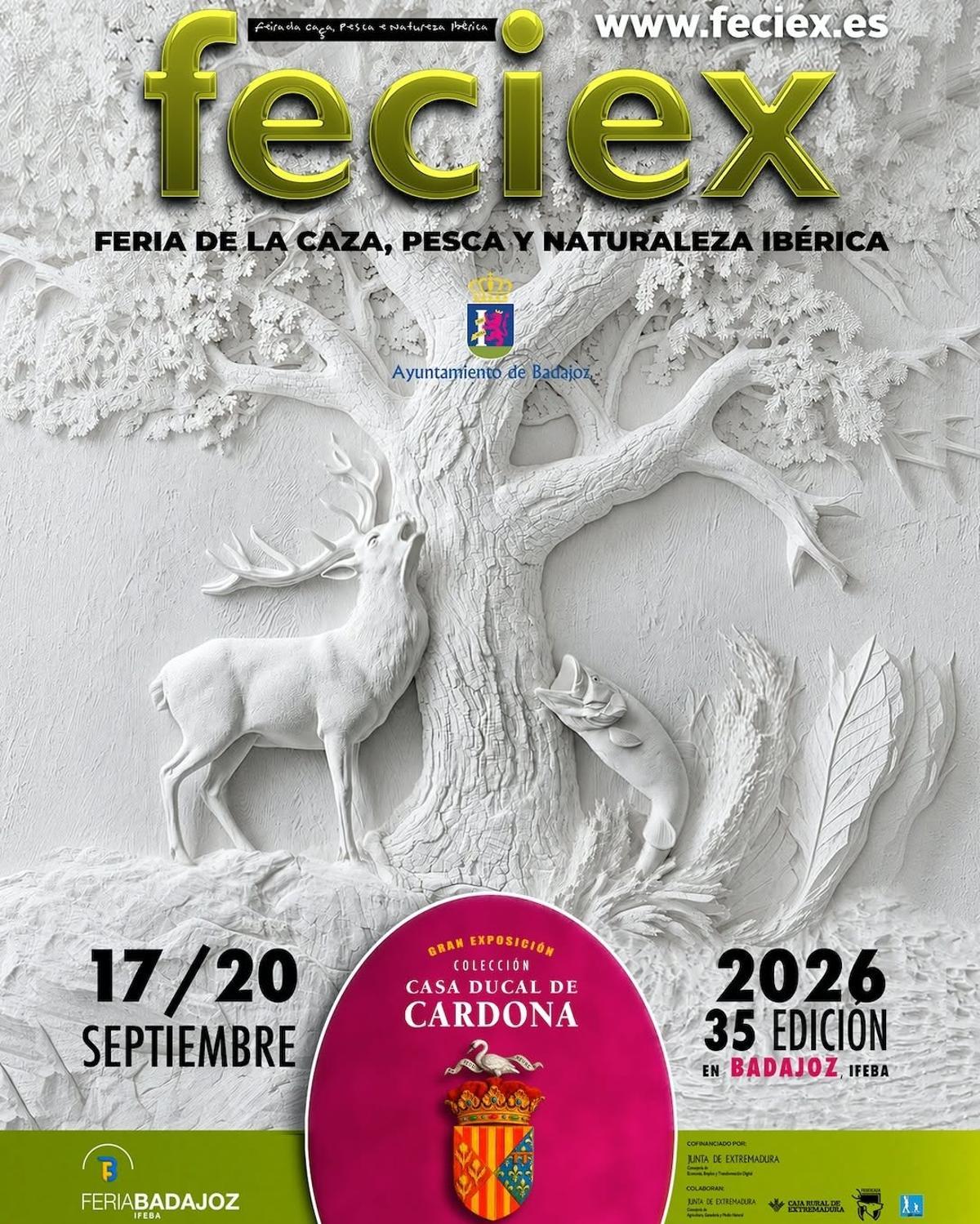 Cartel de la nueva edición de la Feria de la Caza, la Pesca y Naturaleza Ibérica.