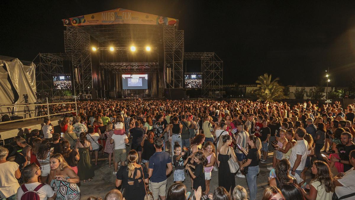 La barraca de las pasadas fiestas de agosto