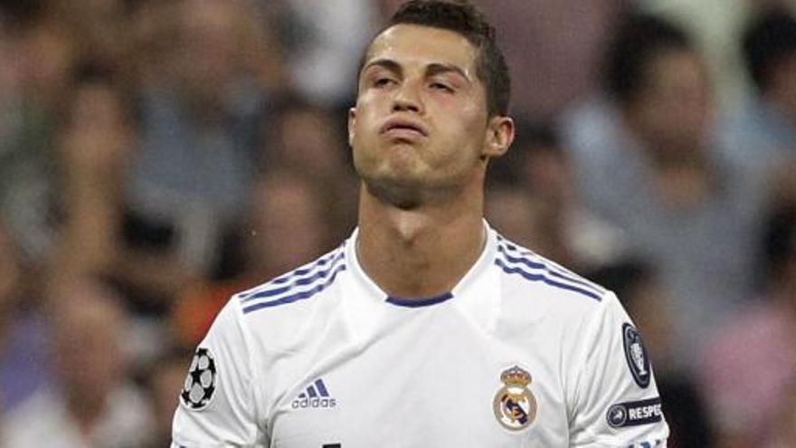 Cristiano Ronaldo, durante un encuentro de Champions.