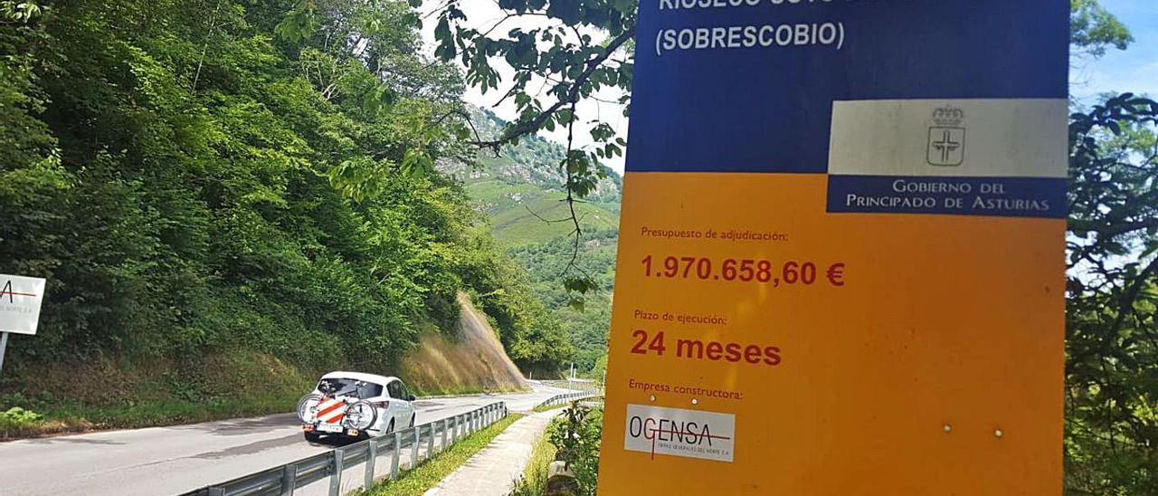 La carretera que une Rioseco con Soto de Agues. | L. M. D.