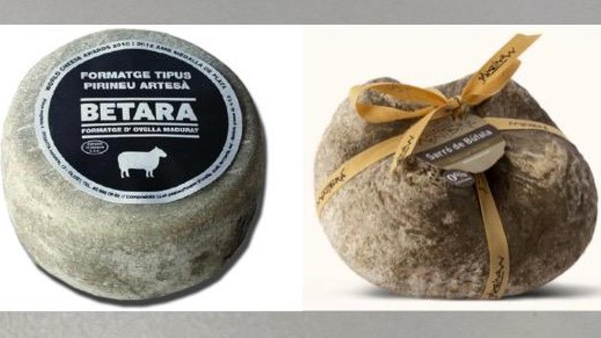 L'ovella del Pirineu y Sarró de Búfala, los dos quesos catalanes distinguidos con sendas medallas Súper oro en los World Cheese Awards 2025.