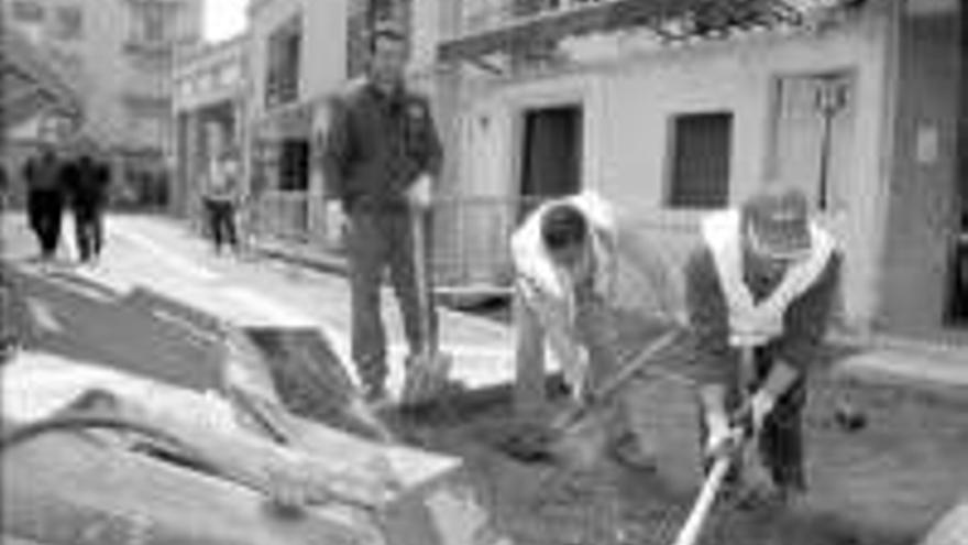 Reinician la obra para pavimentar San Esteban