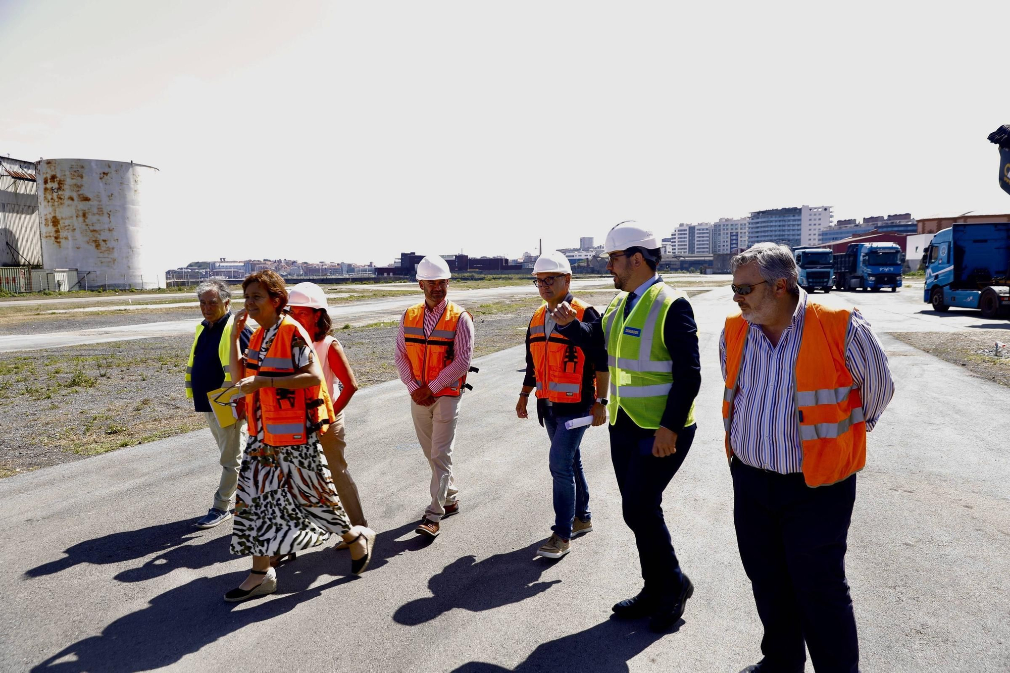 El inicio de la obra en Naval Gijón, en imágenes