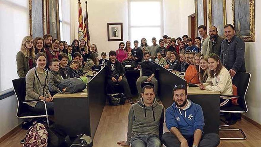 Visita de alumnos a la Sala de Felanitx