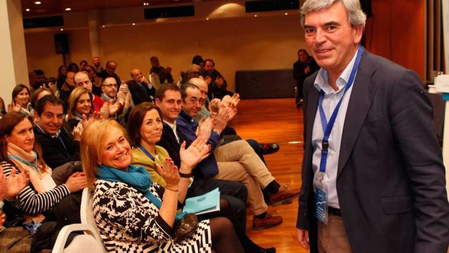 Mariano Marín, en el congreso del PP en que fue elegido presidente local.