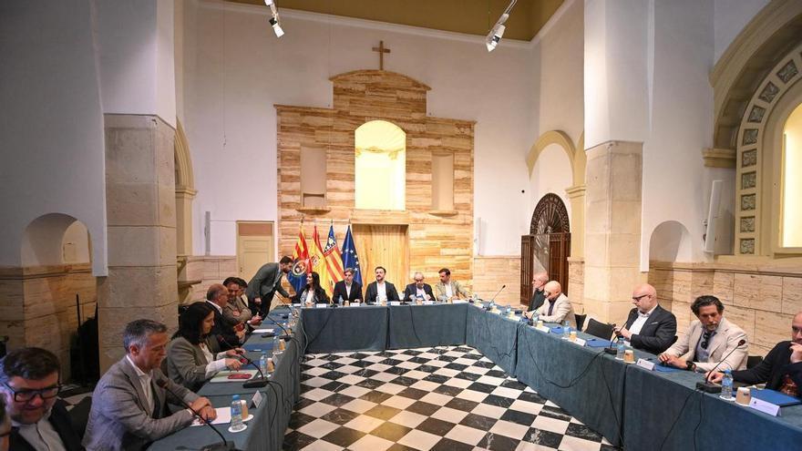 Reunión de la Federación de Obras Públicas de Alicante (FOPA) en Elche