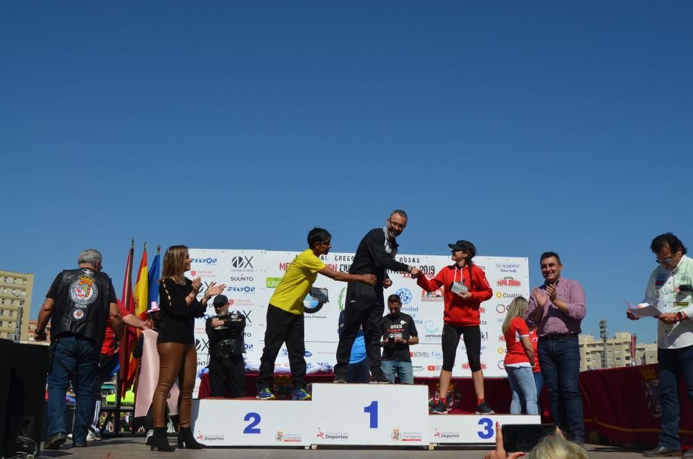 Ganadores de la Media Maratón de Cartagena