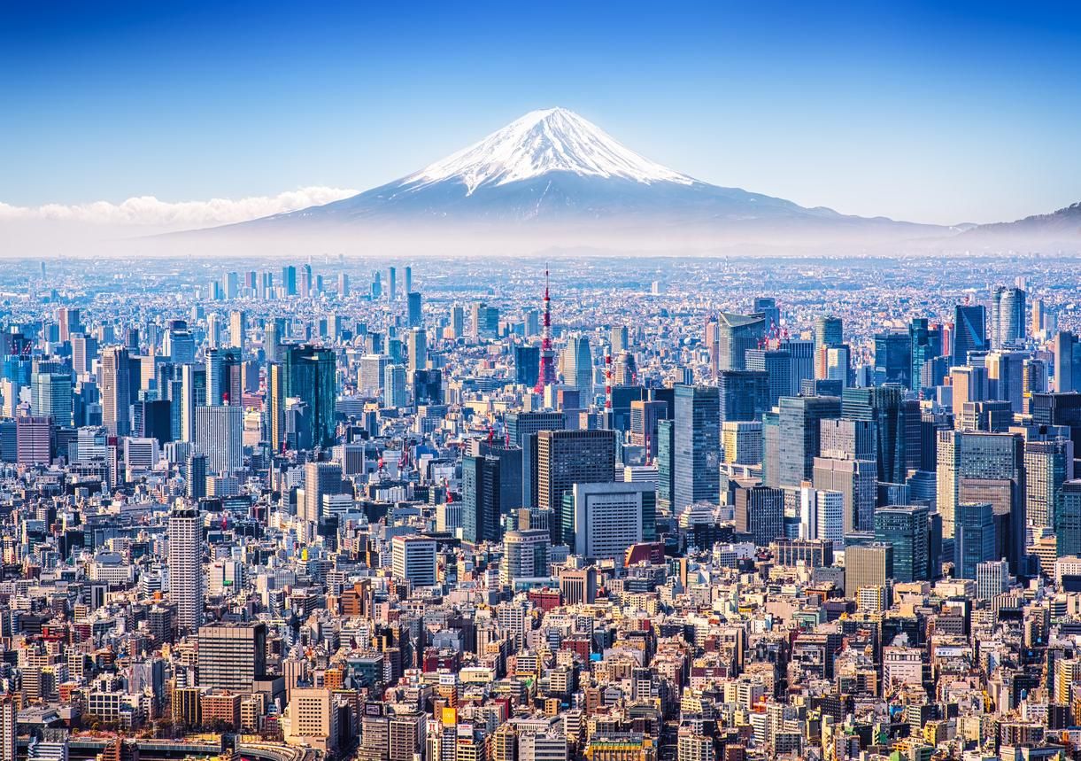 Vista aérea de Tokio