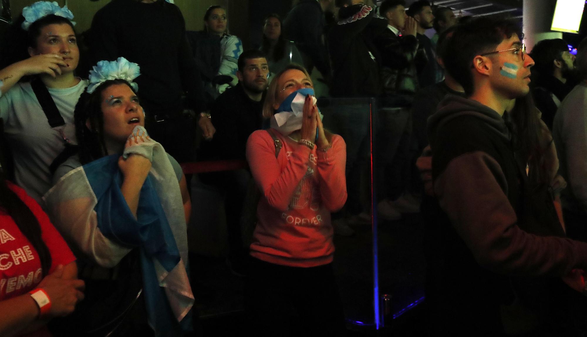 Así vivieron los aficionados de Argentina la final del Mundial en València