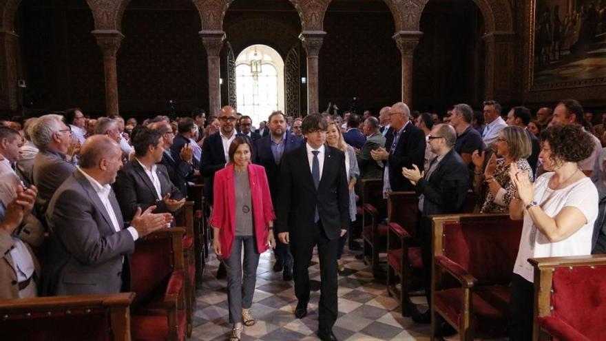 Puigdemont: &quot;Damos miedo al Estado y más que daremos&quot;