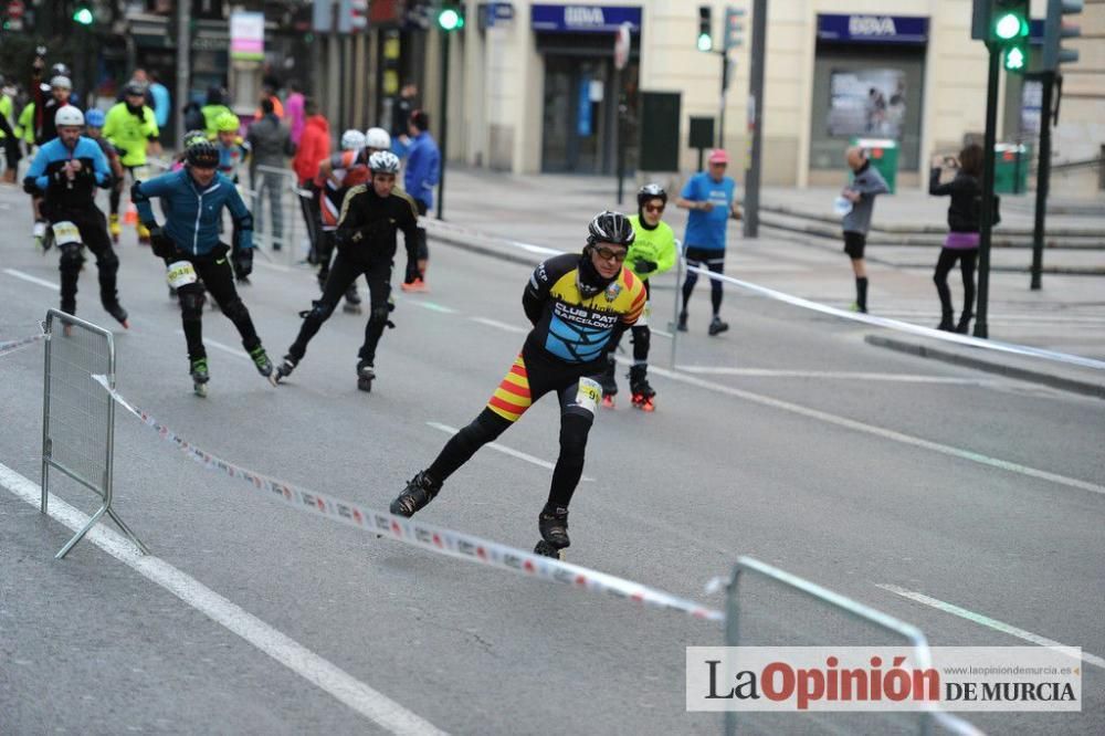 Murcia Maratón. Salida patinadores