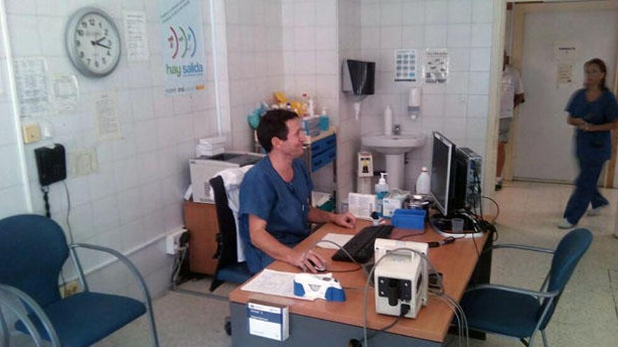 Sala de triaje en las urgencias del Hospital Carlos Haya.