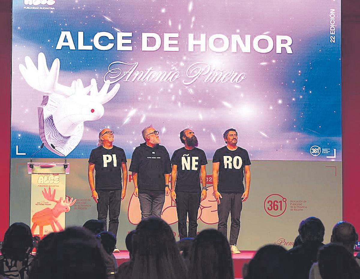 El «Alce de Honor» fue para Antonio Piñero, por su trayectoria.