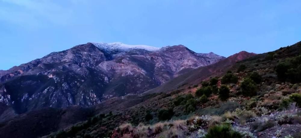 Primera nevada de la temporada en el Torrecilla.