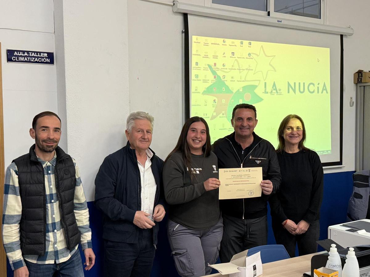 Clausura de la Escuela Taller “Bello Horizonte I” de La Nucía.
