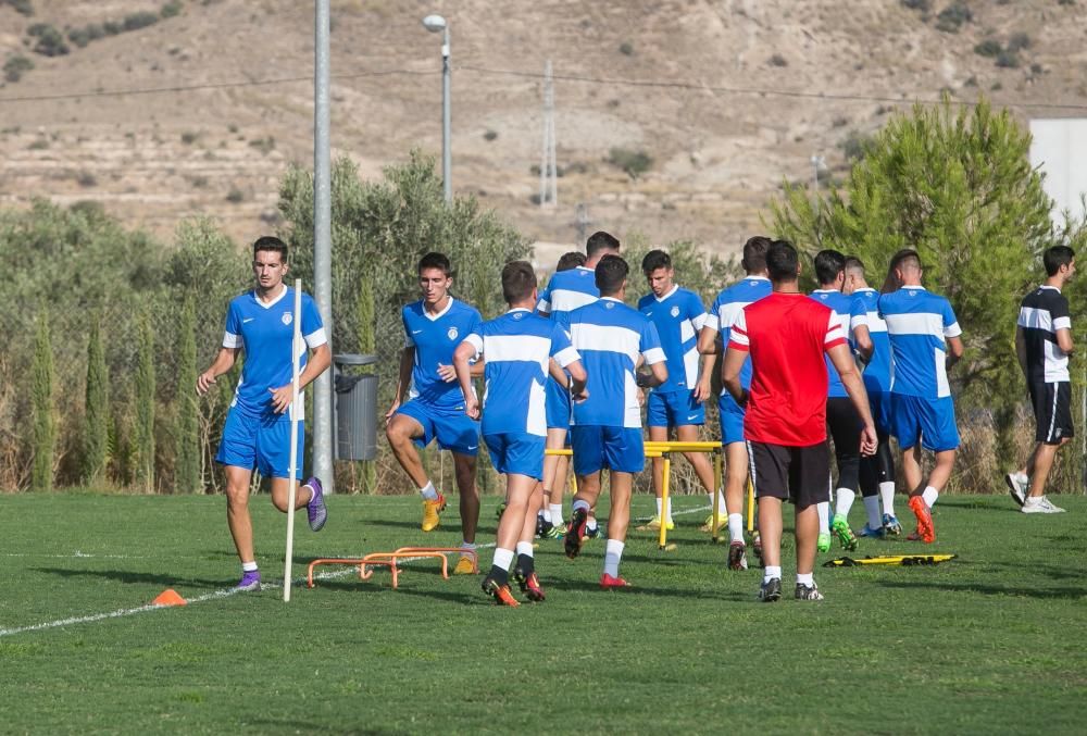 Primer entrenamiento del Hércules