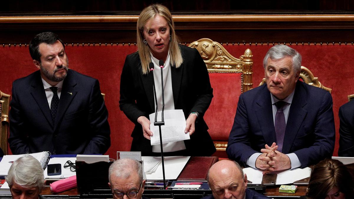La nueva primera ministra de Italia, Giorgia Meloni.
