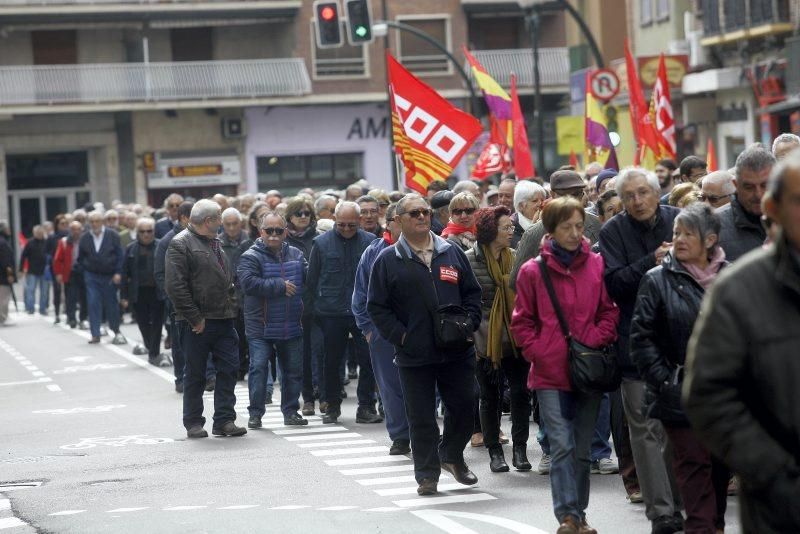 Protesta de jubilados en Zaragoza