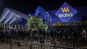 Exterior de la discoteca Waka de Sabadell.