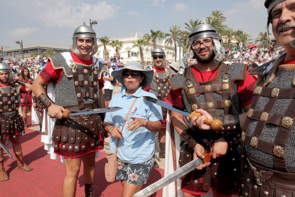 Los turistas disfrutan de Carthagineses y Romanos