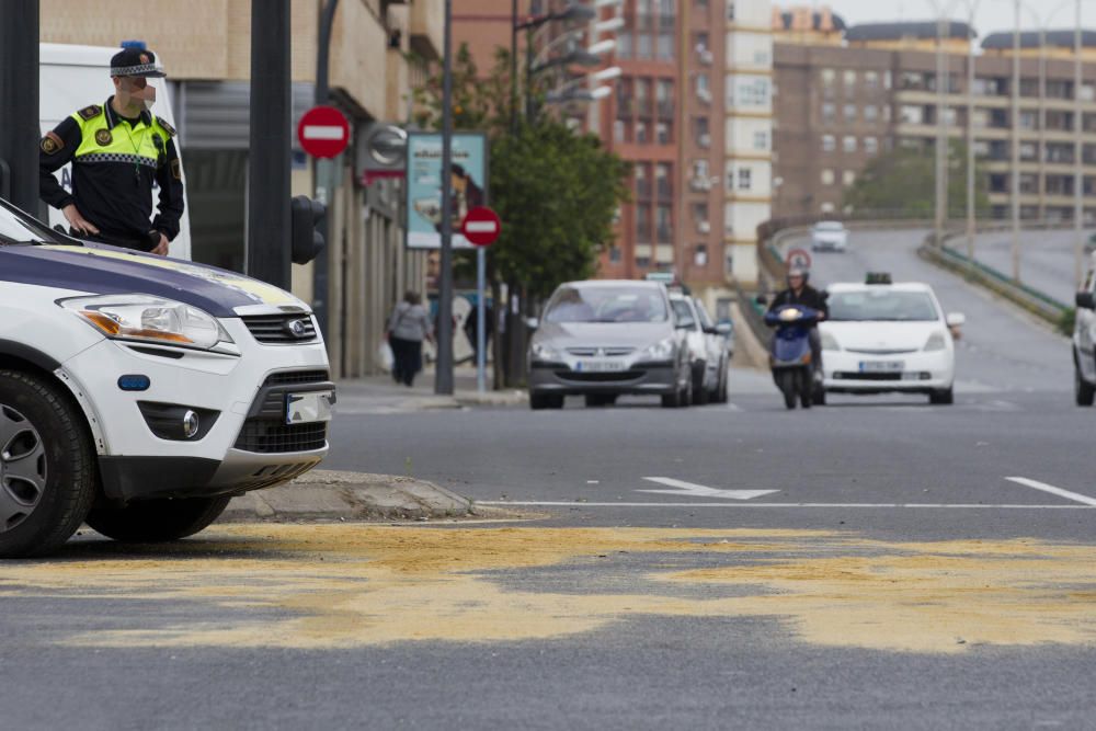 Un motorista de 55 años muere en un accidente en Valencia