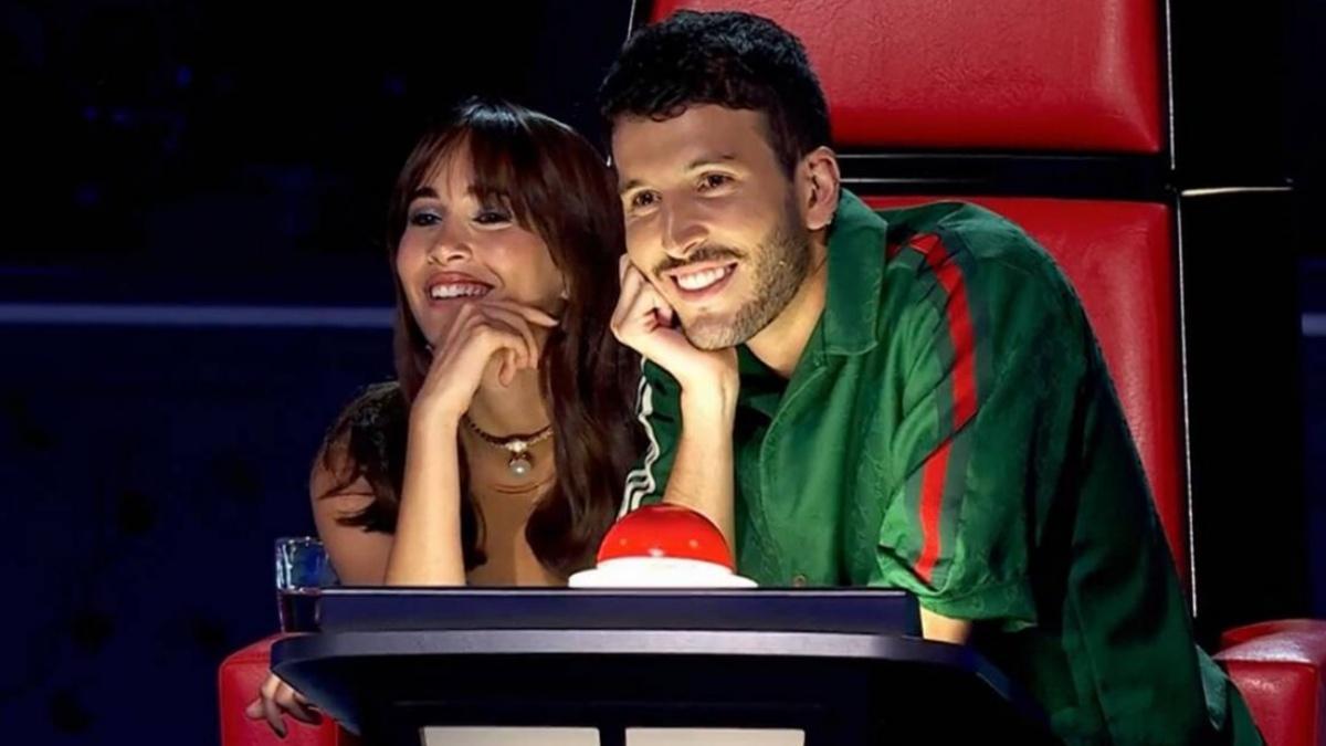 Aitana y Sebastián Yatra en 'La voz kids'