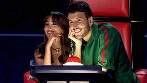 Aitana y Sebastián Yatra en ’La voz kids’.