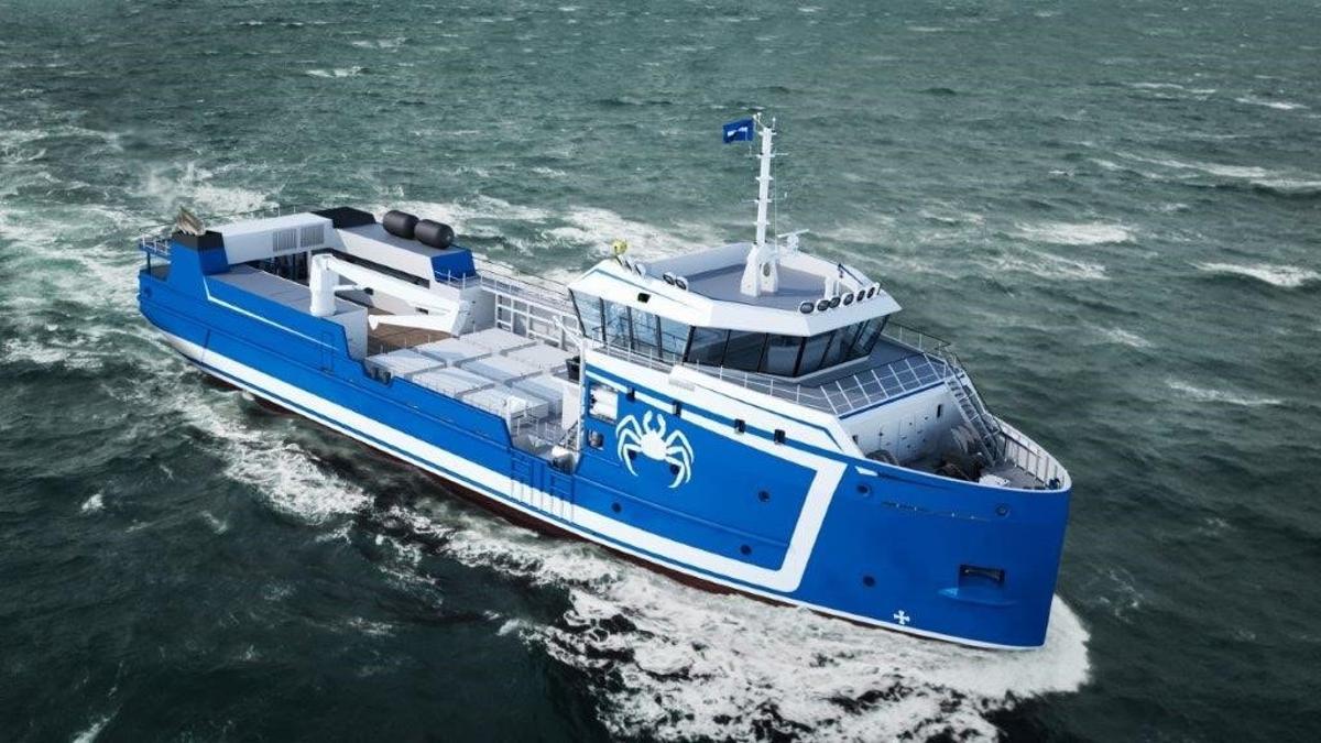 Recreación de un pesquero «Damen 5714»