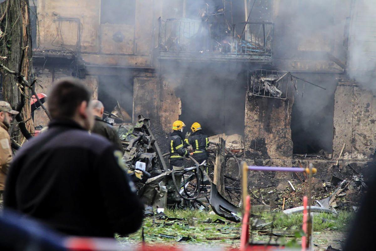 Masivo bombardeo ruso en la ciudad ucraniana de Krivói Rog