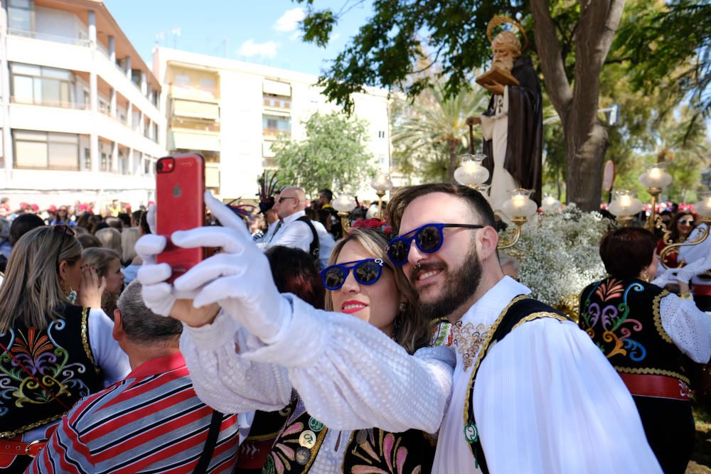 Traslado del santo en los Moros y Cristianos de Elda