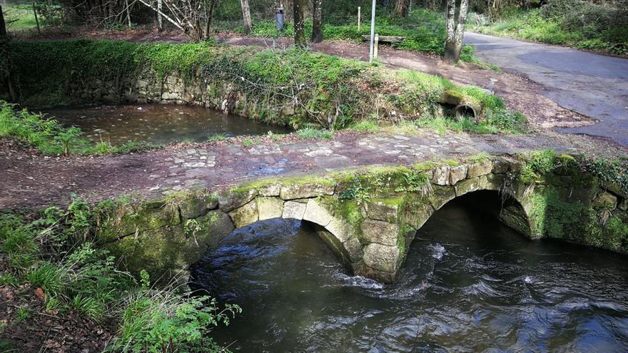 A ponte de Sárdoma, na actualidade.  |  FOTOS: ALBERTE REBOREDA