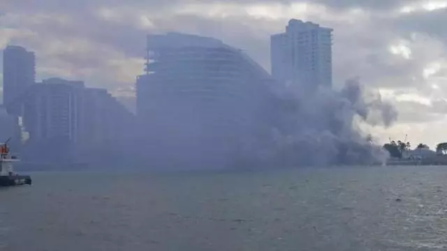 Así ha sido la demolición del icónico hotel Mandarin Oriental de Miami
