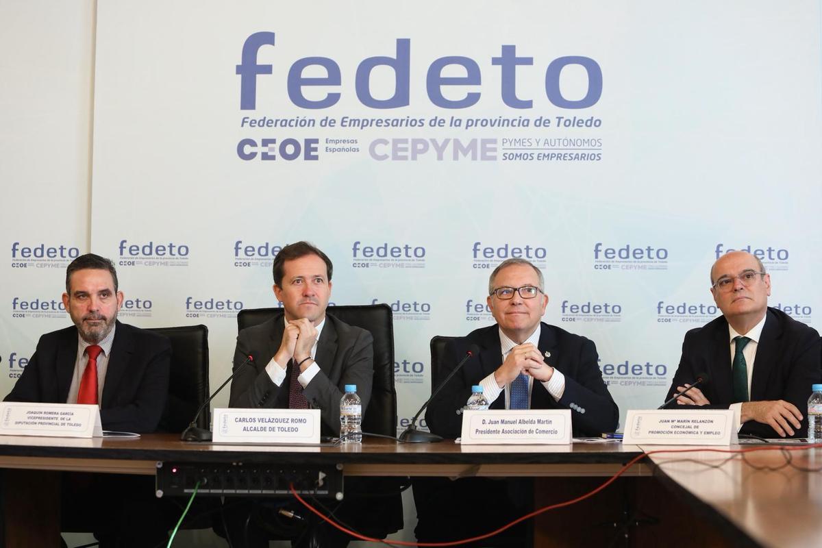La presentación de la segunda edición del Bono Comercio de Toledo tuvo lugar en la sede de FEDETO